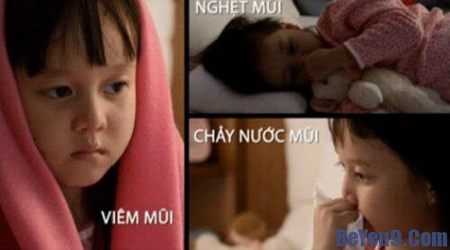 Bé bị ngứa mũi và hắt hơi liên tục là một trong những dấu hiệu của viêm mũi dị ứng